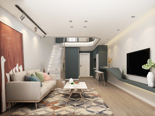 公園華府85平米loft簡約裝修效果圖 公園華府85平米loft簡約裝修效果圖