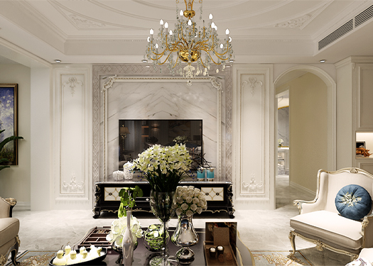 世茂鳳凰臺170平米歐式風格效果圖 世茂鳳凰臺170平米歐式風格效果圖